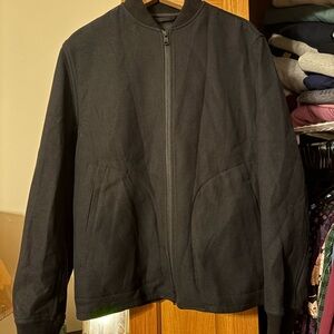 Banana Republic Classic Cotton Black Bomber Jacket